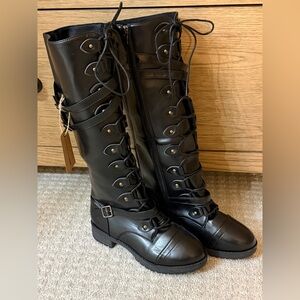 Harper & Lane Kennedy Retro Lace Boots